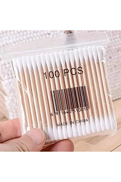 Choice 100 قطعة 100/1000 عود قطن من الخيزران للأذنين - أعواد قطنية - أعواد قط...