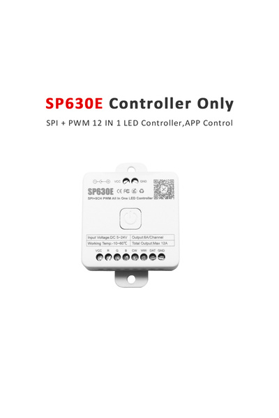 Choice SP630E فقط SP630E وحدة تحكم LED RGBCCT RGBW RGB CCT لون واحد 12V 24V 5...