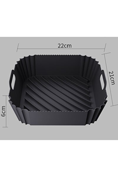 Choice صينية خبز سيليكون مربعة سوداء مضادة لبقايا الزيت وسهلة التنظيف مع بطان...