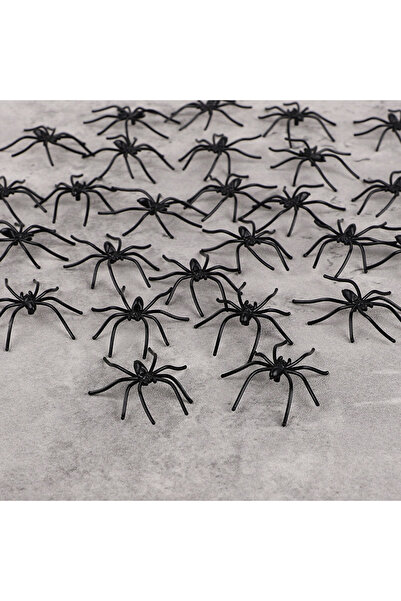 Choice 50Pcs Black 50/100Pcs Halloween Spider Scary Luminous Glow Spider for ...