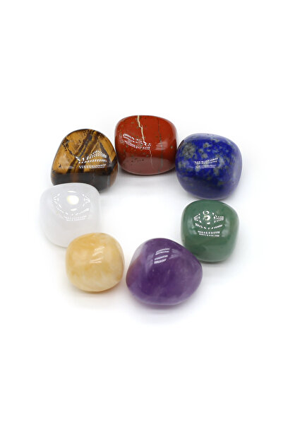 Choice 15-20 مم 7 قطع/مجموعة حجارة ريكي الطبيعية المصقولة حجارة غير منتظمة مص...