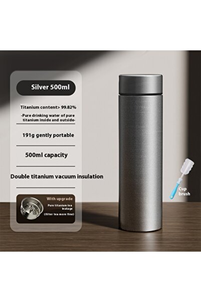 Choice 200-600 مل 500 مل كوب فرشاة Gianxi كوب عازل من التيتانيوم النقي كوب مي...