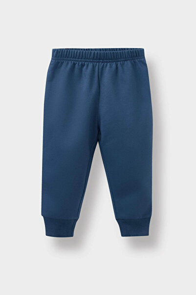 DeFacto 2-Piece Printed Indigo Baby Boy Top and Bottom Set E8999A5/In257