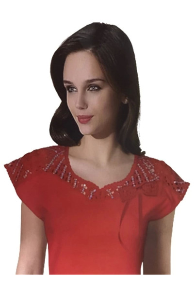 byasafkids Şahinler Embroidered Zero Sleeve Undershirt B349