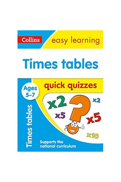 Harper Collins Easy Learning KS1: Times Tables Quick Quizzes