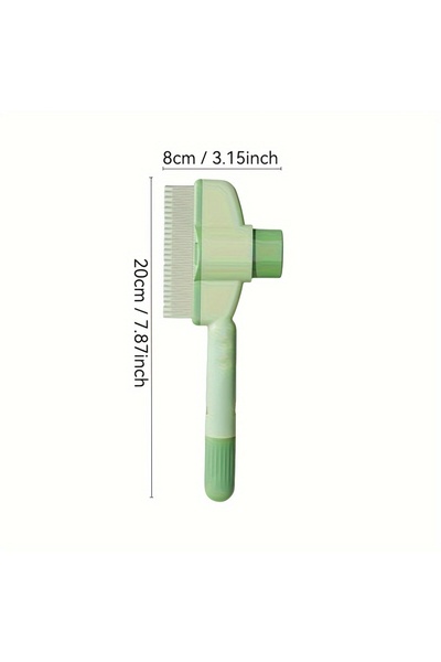 Choice green Dual-Purpose Comb for Cats/Dogs - Floating Teeth Hair Remover Brush with Needle Design for Pet