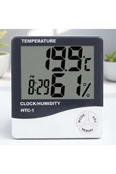 Choice1 جهاز قياس درجة الحرارة والرطوبة الرقمي (HTC-1) لجهاز HTC1 وHTC2 بشاشة...