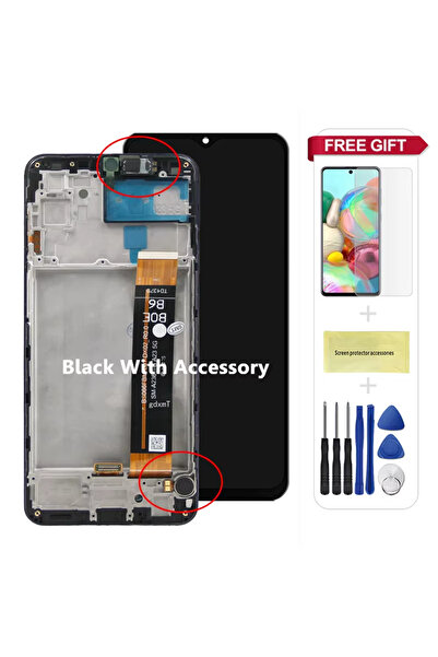 Choice Accessory Frame 6.6" For A23 5G A236 LCD Display Touch Screen Digitizer Assembly For A236B A236U .