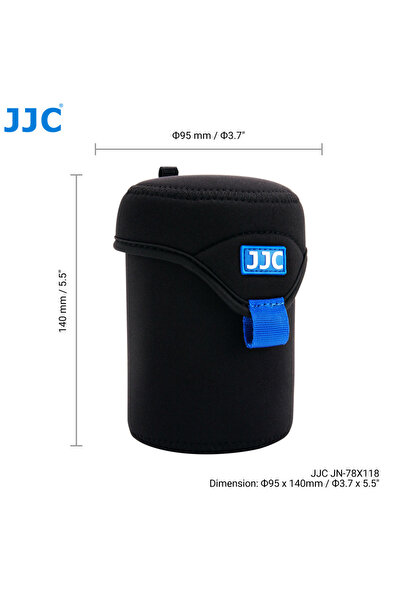 Choice حقيبة عدسات JJC نيوبرين أكبر حجمًا حقيبة عدسات كاميرا مدمجة حقيبة عدسا...