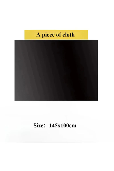 Choice قماش خالص 145x100 سم 1 قطعة DIY بدون حفر ستائر معتمة 100٪ ستارة معتمة ...