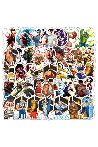 Choice 50Pcs 50Pcs Street Fighter Stickers for Helmet Water Bottle Laptop Pho...