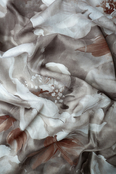 Sekine İpek Lumora Flower Soft Cotton Shal