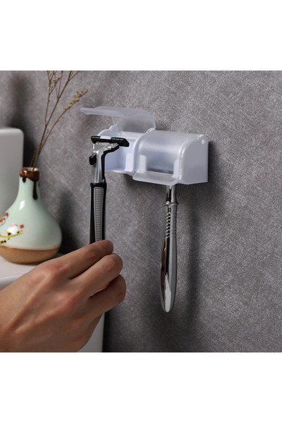 Choice 1 قطعة حامل شفرة حلاقة للرجال فرشاة حلاقة حامل شفرة حلاقة حامل حائط ال...