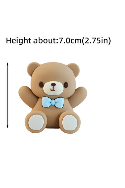 Choice4 Bear 11 New Bear Cake Topper Trojan Bear, Pink Blue Letters BABY for ...