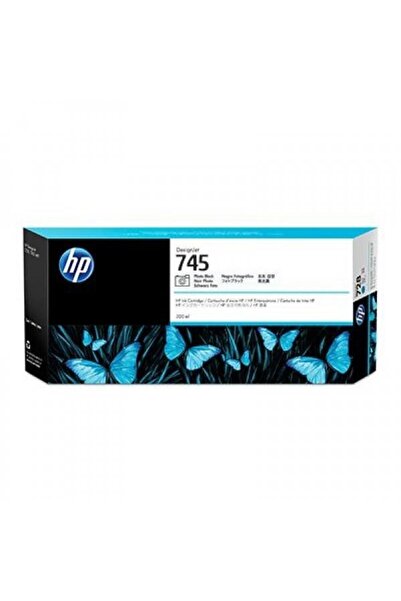 HP 745 - Висок капацитет - фото черно - оригинален - DesignJet - мастилена ка...