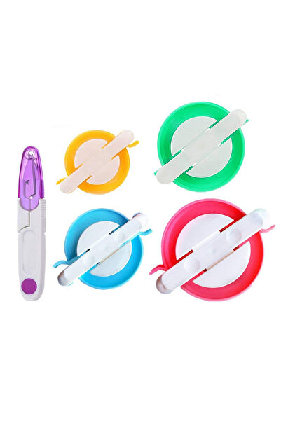 Choice 1 مجموعة صانع بوم بوم 4 أحجام مجموعة أدوات صانع بوم بوم مع مقص لقطع ال...