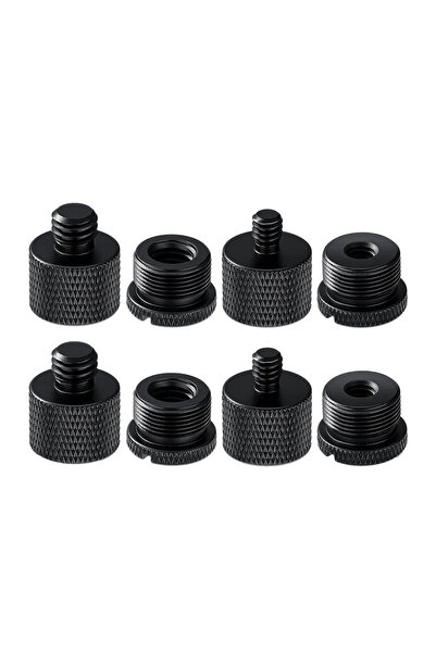 Choice MA-8S مجموعة محولات خيط حامل ميكروفون مكونة من 8 قطع، 5/8 أنثى إلى 3/8...