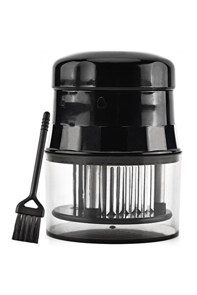 Choice مطرقة لحم احترافية سوداء 56 شفرة إبرة لحم بقري طري مطرقة لحم محمولة