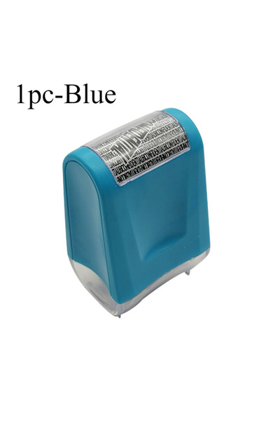 choice2 1 قطعة - ختم أزرق مانع للسرقة لحماية الهوية ختم خصوصية حماية البيانات...