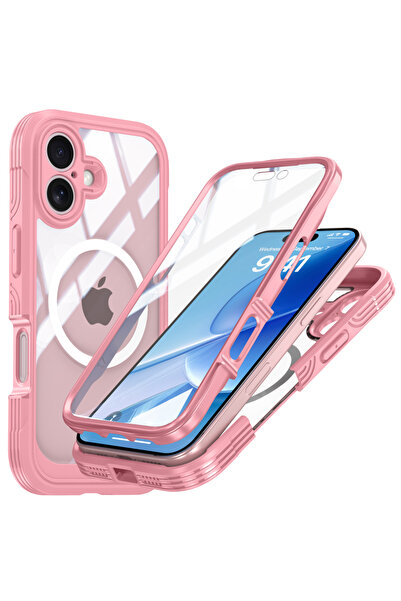 REDz Accessories Θήκη MagSafe Full Body 360 μοιρών, Αντικραδασμική προστασία,...