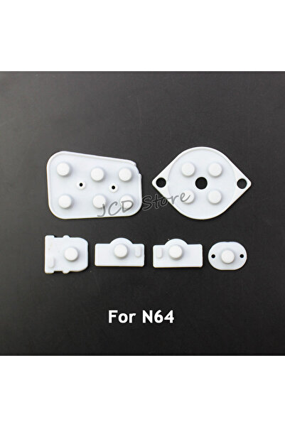 JCD For N64 2set Rubber Conductive Buttons For NES/ FC /SNES / SFC /Wii PAD /N64/ NGC /Sega Saturn