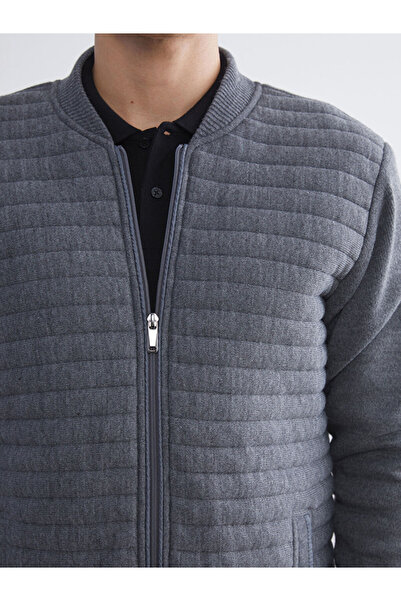 LC Waikiki Sparkling Choices from Shining Store |   Standard Pattern College Collar Men's Knitwear Cardigan