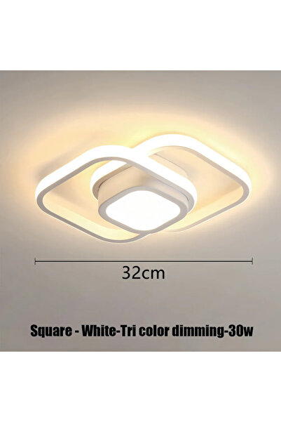 Choice AC 90-260V I-white-30W 3 ألوان ضوء LED 3 ألوان إضاءة سقف الممر إضاءة منزلية حديثة LED Surfa