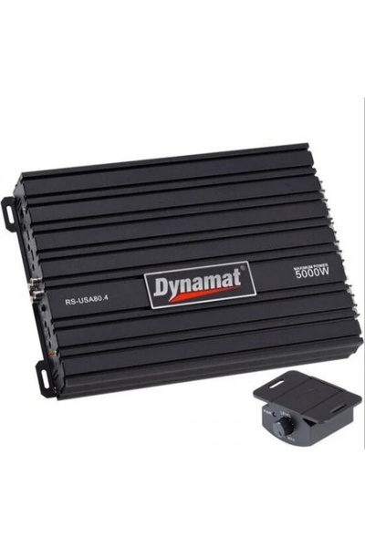 patili tasarım DYNAMATX5 RK-80.4 Oto Anfi Stereo 5000 Watt 4 Kanal Bass Kontrol