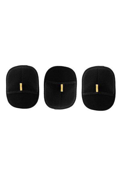 Choice 3Pcs black Cat Hair Brush Pet Removal Gloves Double-Sided Pet Grooming...