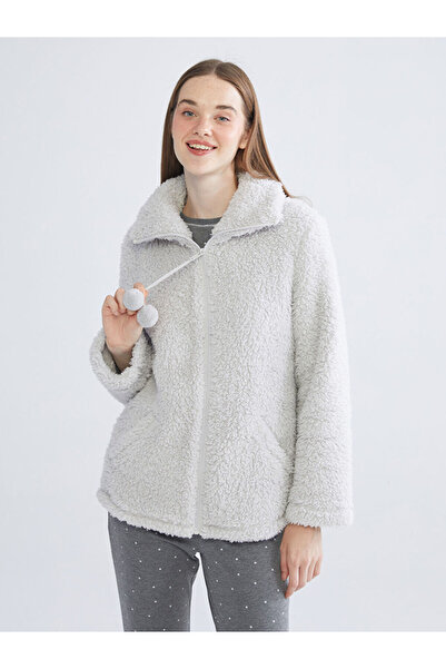 LC Waikiki Дамска пижама с плюшена яка