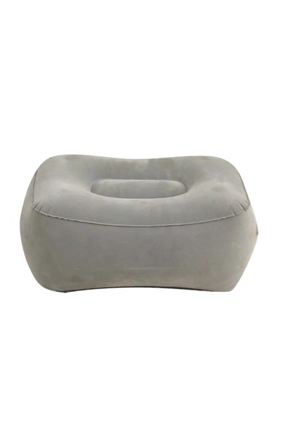 Choice 37x30gray Inflatable Footrest Pillow PVC Foot Rest Air Pillow Cushion For Travel Office Home Leg Up