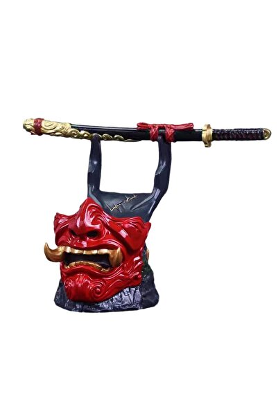 Choice حامل لعبة Ghost Tsushima حامل سماعات رأس وحامل وحدة تحكم لأجهزة PS5/PS4 NS سطح المكتب أو.