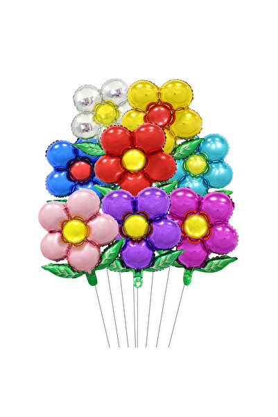 Choice Other 8pcs mix 8pcs 18inch Flower Foil Balloons set Flower with Leaves...