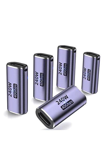 Choice 5 قطع NNBILI 5 قطع محول USB C أنثى إلى أنثى مع PD 240W 40Gbps 8K@60hz ...