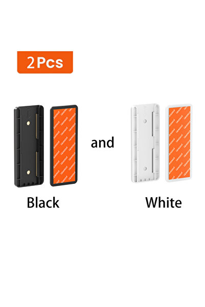 Toocki حامل شريط كهربائي أبيض وأسود 1/2/3 قطع منظم كابلات الشحن المكتبي قابل ...