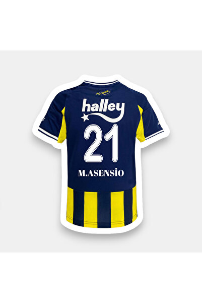 Quaxram M.âsensio 21 Fenêrbahçê Polo Yaka 25-26 Yeni Sezon Yetişkin Futbol Fo...