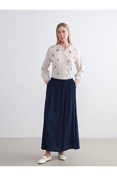 LC Waikiki I Beli Corded Textured Flared Skirt from Freezen Store