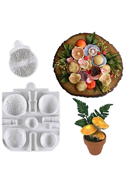 Choice as picture Huge Mushroom Silicone Fondant Molds Wedding Cake Decoratin...