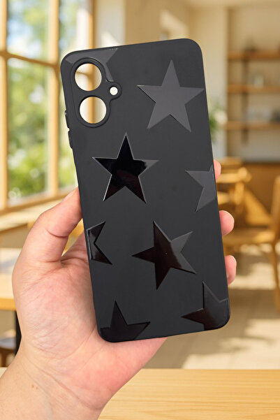 Vip Case Samsung Galaxy A06 Uyumlu Star Silikon Darbe Emici Klasik Korumalı Rubber Kılıf