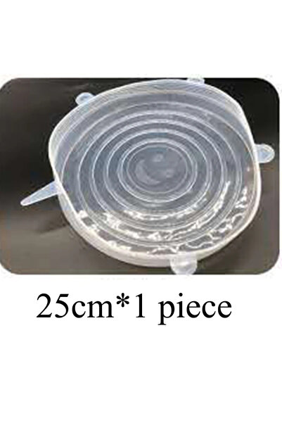 Choice6 25cm 16 Sizes Silicone Stretch Lids Universal Lid Silicone Bowl Pot L...