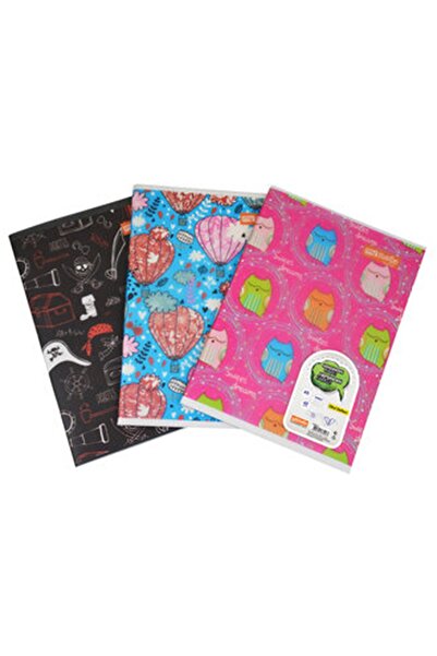 Mynote TEXT UP DEFTER A5 40 YP KARELI UC6001-K Karışık Desen