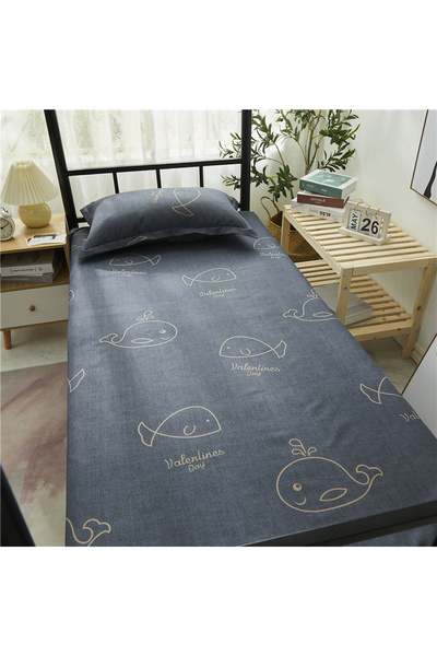 Choice 120cm 210cm whale Printed Bed Sheet 1pc For Single Bed 120*210cm Home Textile Modern 100% Polyester