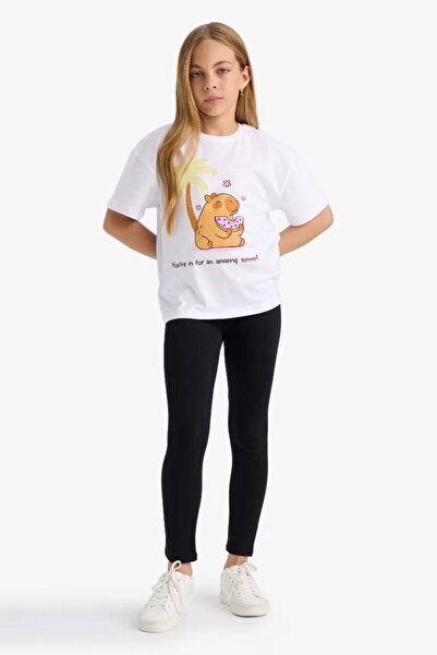 DeFacto Kız Çocuk Tayt E6405A8/BK81