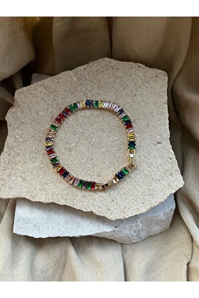 nunu takı Colorful Stone Beaded Bracelet