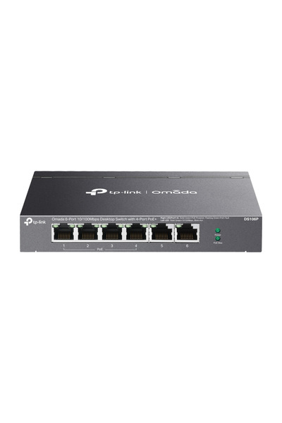 Universal Omada Ds106P, 6 Megabit Ports, 4 Megabit Poe+ Ports, 67W, Unmanaged...