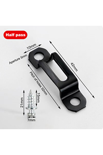 Choice 20 قطعة 20 قطعة/مجموعة موصل غير مرئي 2 في 1 مثبت لولبي خزانة ملابس مغل...