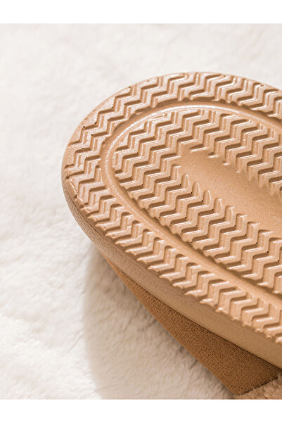 LC Waikiki Süet Görünümlü Kadın Ev Terliği