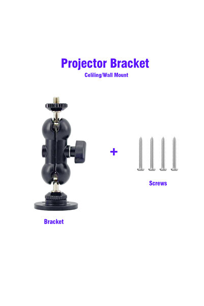 Choice black Magcubic Extendable 360° Rotation Universal Portable Bracket for HY300 Pro HY320 Mini HY310 Pr