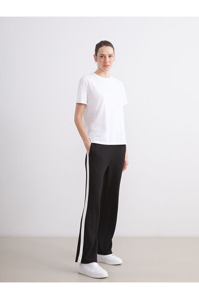 LC Waikiki Sparkling Selections from Shining Store |   Women's Trousers with Elastic Waistband