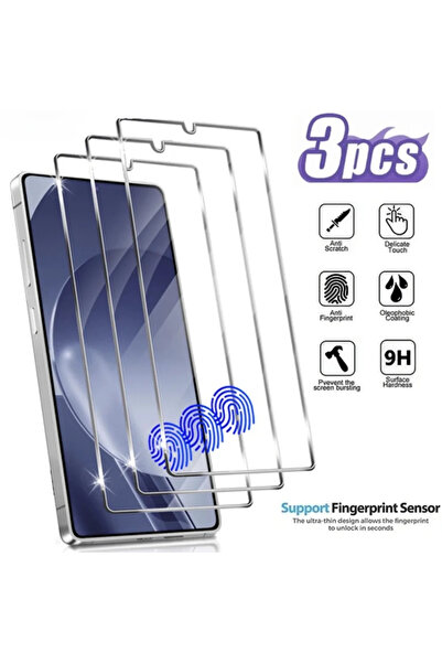 Choice5 واقي شاشة زجاجي مقوى فائق الوضوح (3 قطع) لهاتف سامسونج جالاكسي S24، م...